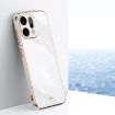 OPPO Reno14 5G Global XINLI 6D Electroplate TPU Case - White - 1