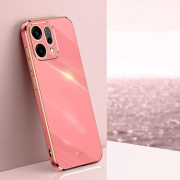 OPPO Reno14 5G XINLI 6D Electroplate TPU Case - Hawthorn Red - 1
