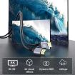HDMI Male to Male Dual Elbow Adapter Cable 0.5m (Dual Left Bend) - 4