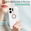 OPPO Reno14 5G Pink TPU Phone Case with Ring Holder - Global XINLI 6D - 2