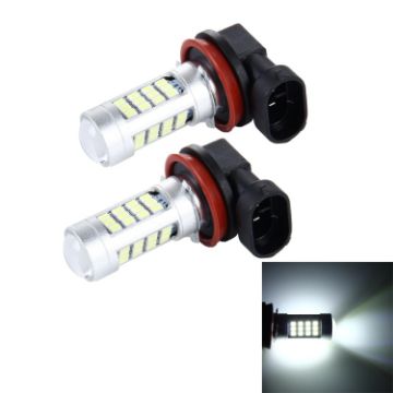 H8/H11 10W 900LM 8000K 42 SMD-2835 LED Car Fog Lights, 2 PCS, 12V White - 1