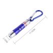 Mini LED Flashlight Torch Keychain - 2 PCS Blue Metal Shell for Hiking - 2