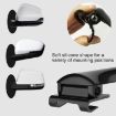 Adjustable Blind Spot Mirror Wide Angle for Left Rear View (Black) - 7
