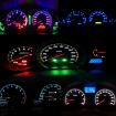 10 PCS 2W T4.2 Wedge LED Dashboard Indicator Bulbs - White Light - 7