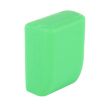Green Safe Rubber Car Seat Belt Clips Locking Buckles Protective Cover - 2