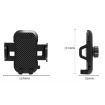 Black Multi-function Car Mount Phone Holder - Suction Cup Navigation Frame - 4
