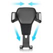 Litchi Texture Gravity Car Mount Phone Holder - Black - 3