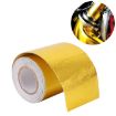 5m Gold Exhaust Wrap Heat Shield Aluminum Foil Paper Heat Resistant - 1