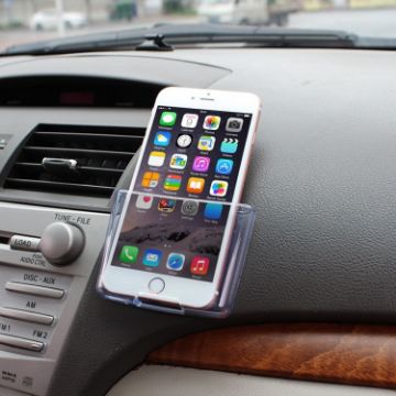 SHUNWEI Car Storage Bag & Box with Transparent Phone Holder - 1