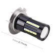 H7 Car Fog Light Bulbs 66LEDs 6000K 655LM 2PCS DC9-16V 8.2W SMD-2016 - 3