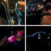 Red 2M Cold Light Flexible LED Strip for Car Decoration - 9