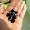 200 PCS Black Tire Valve Dust Caps for Bicycle & Car, 10mm Diameter - 4