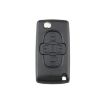 CITROEN C8/PEUGEOT 1007 4-Button Car Key Case Replacement Grooved - 2