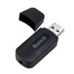 M1 Bluetooth Audio Transmitter Receiver Adapter - Portable Player Black - 1