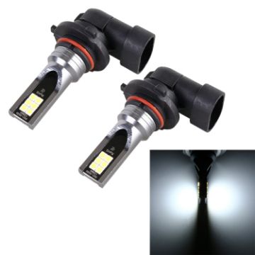 2 PCS 9006 Car LED Fog Light 12W 3000K 800LM 12LEDs SMD-3030 White - 1