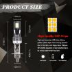 H1 Car LED Fog Light 2PCS 12W 3000K 800LM 12LEDs SMD-3030 Yellow - 8