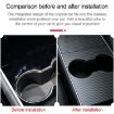 Tesla Model 3 Central Control Panel Sticker Matte Black Scratch-proof PVC - 7