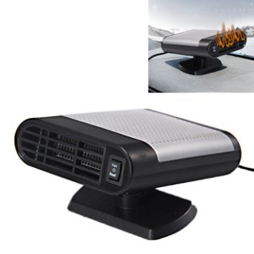 12V Car Heater & Fan, Windscreen Demister Defroster, Purification, Grey - 1