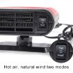 12V Car Heater & Fan, Windscreen Demister Defroster, Purification, Grey - 4