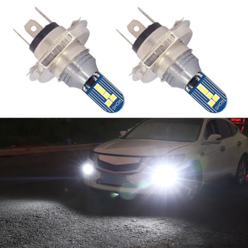 H4 DC12V 7.8W Car LED Fog Light Pair - White Light - 1