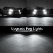 H4 DC12V 7.8W Car LED Fog Light Pair - White Light - 6