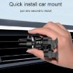 Black Car Air Outlet Gravity Mobile Phone Holder Bracket - Six-Claw Design - 6