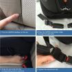 Kids Car Safety Seat Fixing Belt - ISOFIX Interface Soft Connection - 7