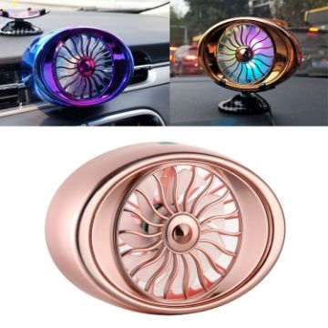 Portable Car Vent Fan with USB & LED Lamp - Multi-function Cooling - 1