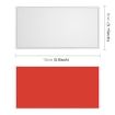 Portable Car Sunshade Makeup Mirror - Stainless Steel, 150x80mm Vanity - 2