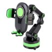 Car Phone Holder - 360 Rotating Telescopic Suction Cup (Green) - 2