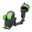 Car Phone Holder - 360 Rotating Telescopic Suction Cup (Green) - 3