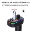 C12 Car Dual USB Charger & Bluetooth FM Transmitter with Light - 2