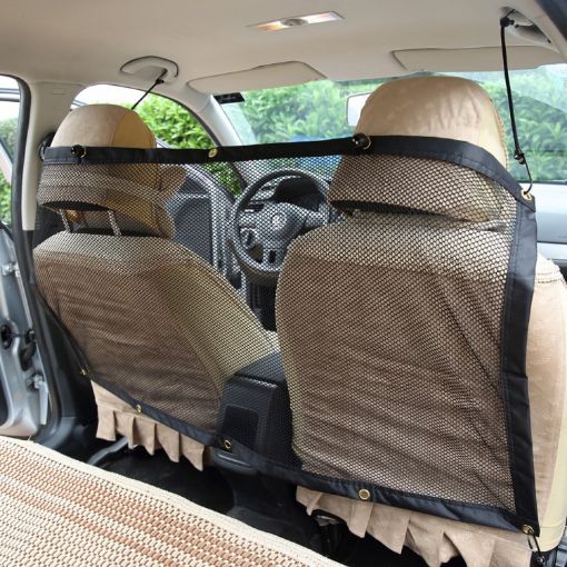 Car Pet Protection Net Rear Barrier Safety Bar - 115x62cm - 1