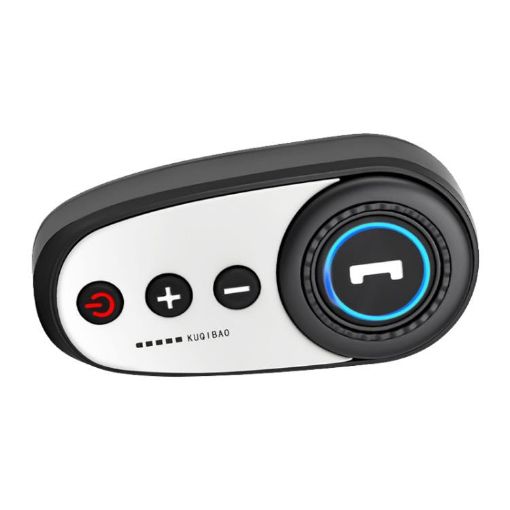 K10 Motorcycle Bluetooth Helmet Headset with White Hard Pole Microphone - 1