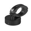 Motorcycle Handlebar Clock Quartz Watch with Lock 22-25mm (Black) - 4