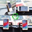 Black Magnetic Phone Holder for Car Dashboard & Console - Suction Cup - 7