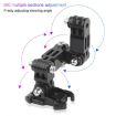 Cycling Helmet Mount Set for GoPro, Insta360, DJI - J-Hook & Screw - 3