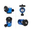 360 Rotation Panoramic Metal Ball Head for DSLR & Digital Cameras - Blue - 5