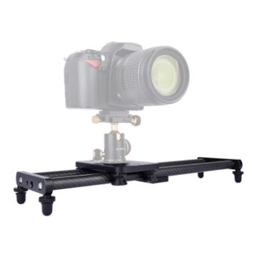 YELANGU L40T 40cm Carbon Fiber Slide Rail Track for SLR/Video Cameras - 1