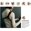 Left Shoulder Leather Camera Strap: Quick Release, Anti-Slip, Metal Hook - 8