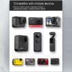 Motorcycle Mirror Mount Holder for GoPro, Insta360, DJI - 25mm Ball Head - 4
