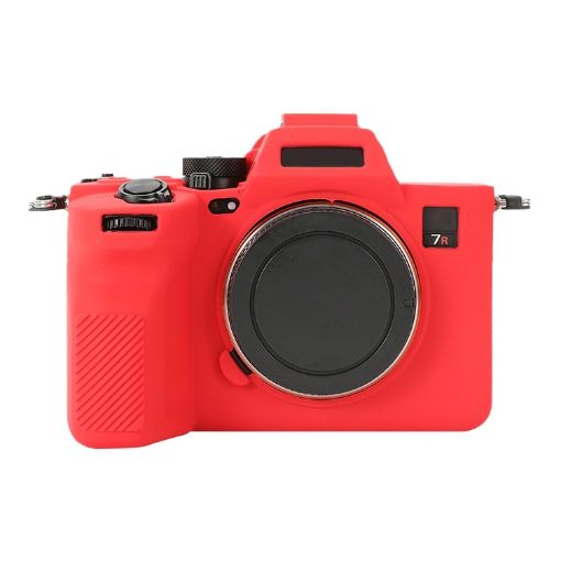 Sony Alpha 7R V ILCE-7RM5 Red Soft Silicone Protective Case - 1