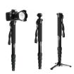 BEXIN MAS325 Portable DSLR Camera Monopod Holder - Aluminum Alloy, Black - 8