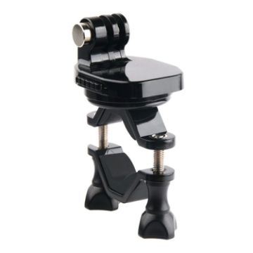 Bicycle Motorcycle Handlebar Mount for GoPro, Insta360, DJI - Black - 1