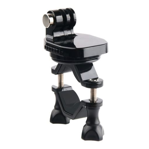 Bicycle Motorcycle Handlebar Mount for GoPro, Insta360, DJI - Black - 1