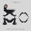 Bicycle Motorcycle Handlebar Mount for GoPro, Insta360, DJI - Black - 8