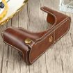 FUJIFILM X100V PU Leather Camera Half Case Base, 1/4" Thread, Coffee - 5