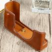 FUJIFILM XE4 Brown PU Leather Camera Half Case Base 1/4" Thread - 2