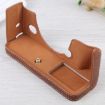 FUJIFILM X-T4 Brown PU Leather Camera Half Case 1/4" Thread Litchi Texture - 3