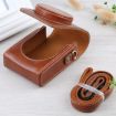 Brown PU Leather Camera Case for Ricoh GR III/GRII & Sony ZV-1/RX100 Series - 5